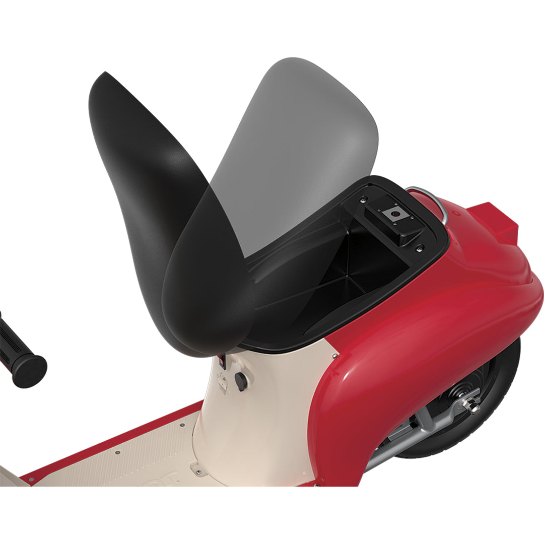 Razor Pocket Mod Miniature Euro-Style Electric Scooter for Ages 8+, Bistro - Red