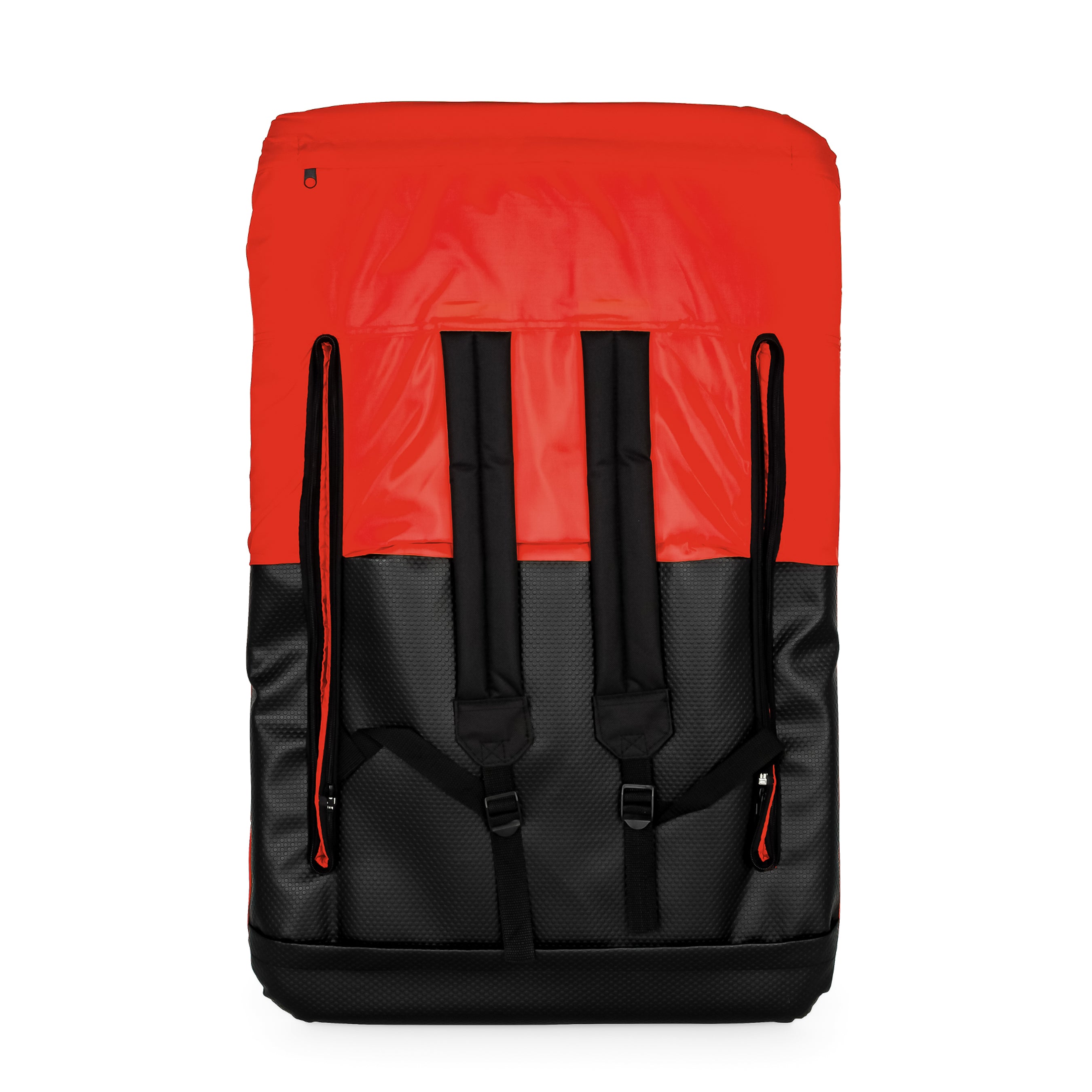 Camco Portable Stadium Seat Foldable Padded Cushion, Back Support, Armrests, Red - VMInnovations