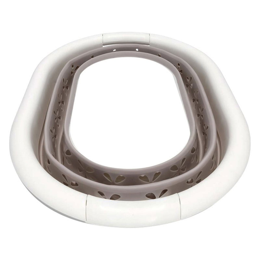 Camco SM Plastic Collapsible Laundry Basket Handles for Storage Taupe (Open Box) - VMInnovations