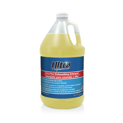 Ultra Professional™ 4 Pack 1 Gal Pots/Pans Dishwashing Detergent, Lemon, Yellow - VMInnovations