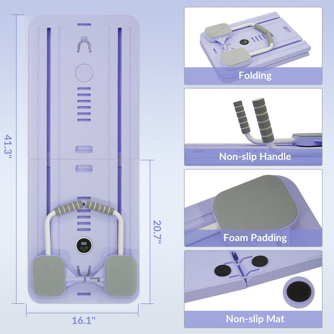 Fitvids 5 in 1 Multi Purpose Pilates Reformer Board Set & Core Trainer(Open Box)