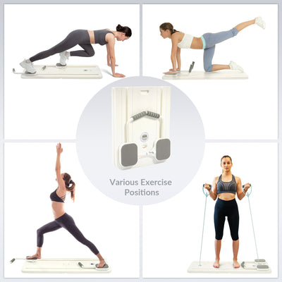 Fitvids 5 in 1 Multi Purpose Pilates Reformer Board Set & Core Trainer(Open Box) - VMInnovations