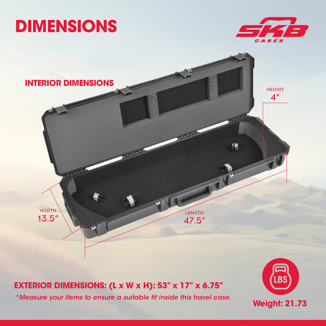 SKB iSeries Target Long Bow Case Secure Box with Accessory Compartment(Open Box)
