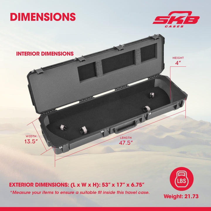 SKB iSeries Target Long Bow Case Secure Box with Accessory Compartment(Open Box)