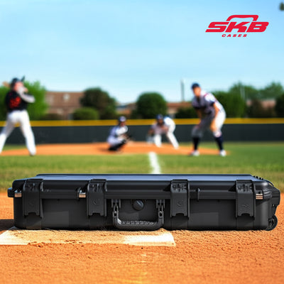 SKB iSeries Durable Baseball Bat Case for 10 Bats, Weatherproof, Secure Locks - VMInnovations