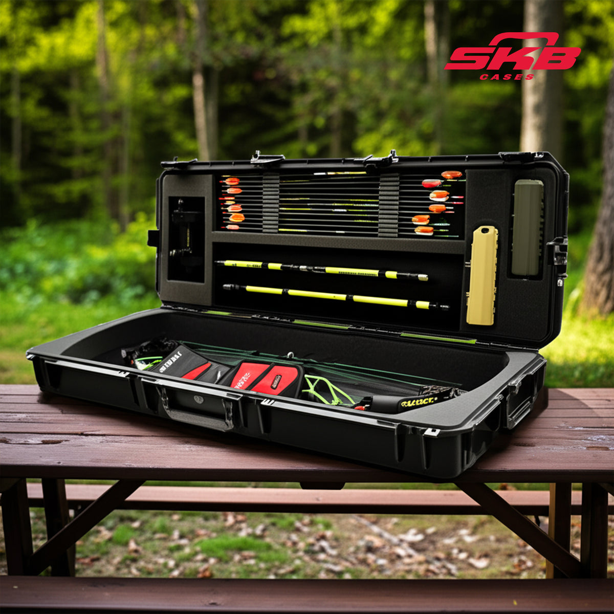 SKB iSeries Target Long Bow Case Secure Box with Accessory Compartment(Open Box) - VMInnovations