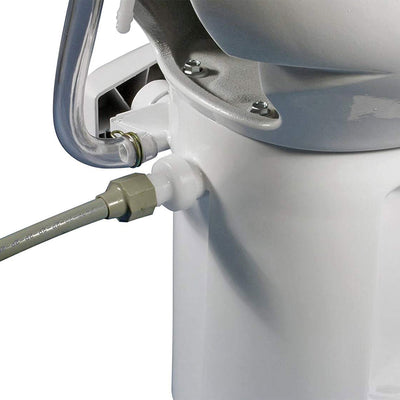 Thetford Aqua Magic Style II Contemporary RV Travel Toilet, Bone (For Parts)
