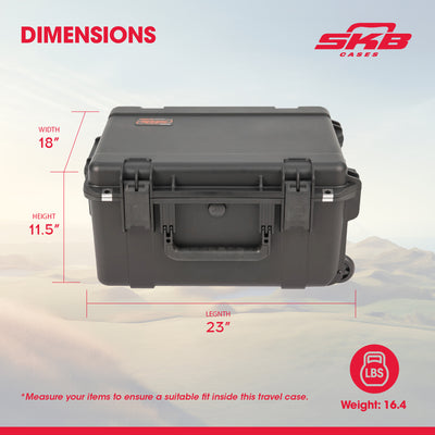 SKB Yamaha DM3/DM3-D iSeries Waterproof Case Durable Custom Foam Interior, Black - VMInnovations