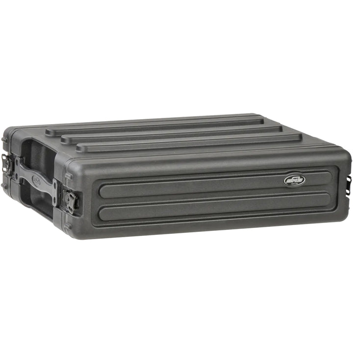 SKB 2U Shallow Roto Rack Case Gear Protector, Stackable, Black (Open Box)