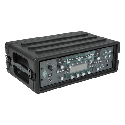 SKB 3U Shallow Roto Rack Case Gear Protector, Stackable, Waterproof, Black - VMInnovations