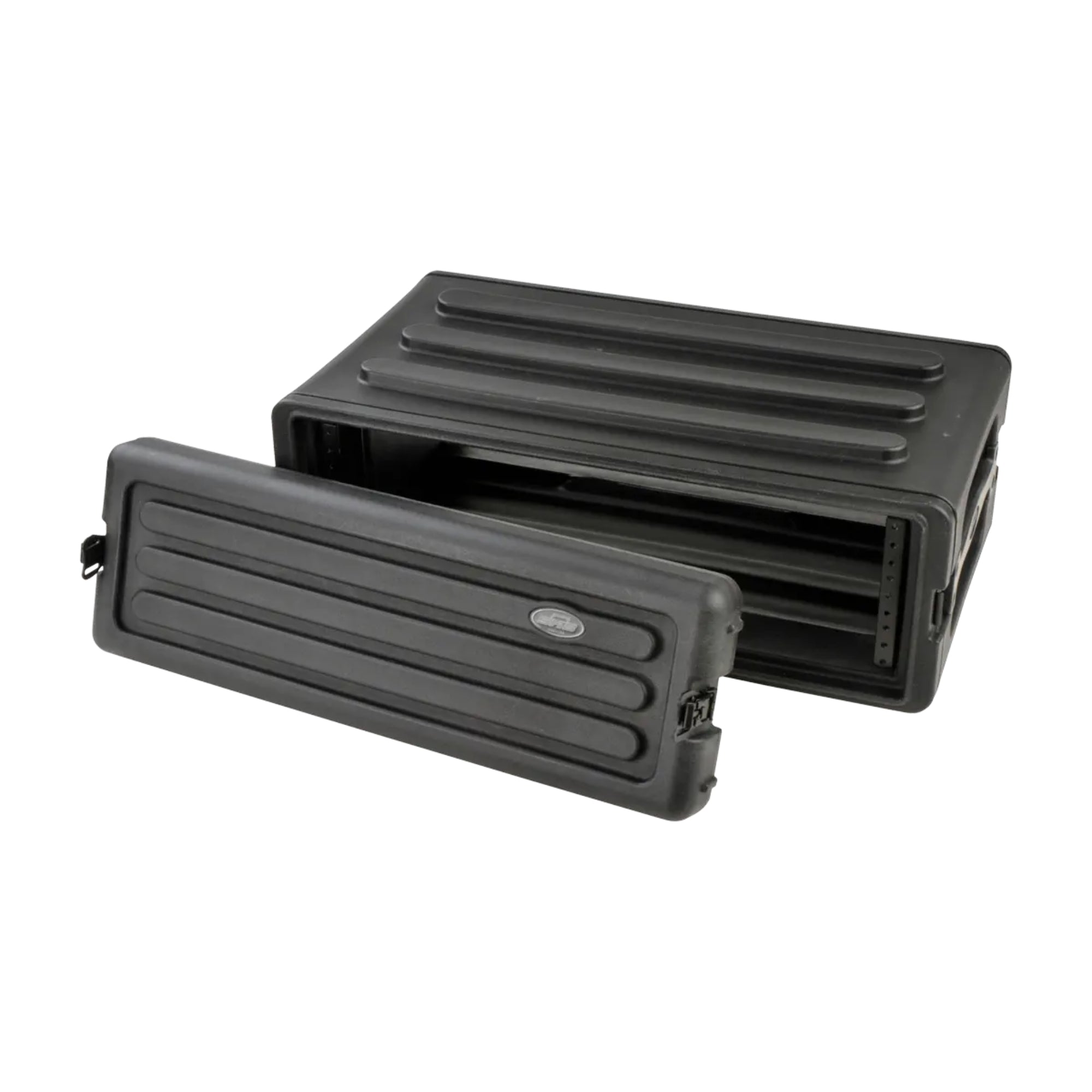 SKB 3U Shallow Roto Rack Case Gear Protector, Stackable, Waterproof(Open Box) - VMInnovations