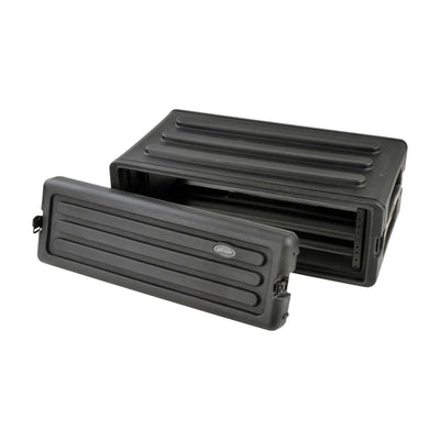 SKB 3U Shallow Roto Rack Case Gear Protector, Stackable, Waterproof(Open Box) - VMInnovations