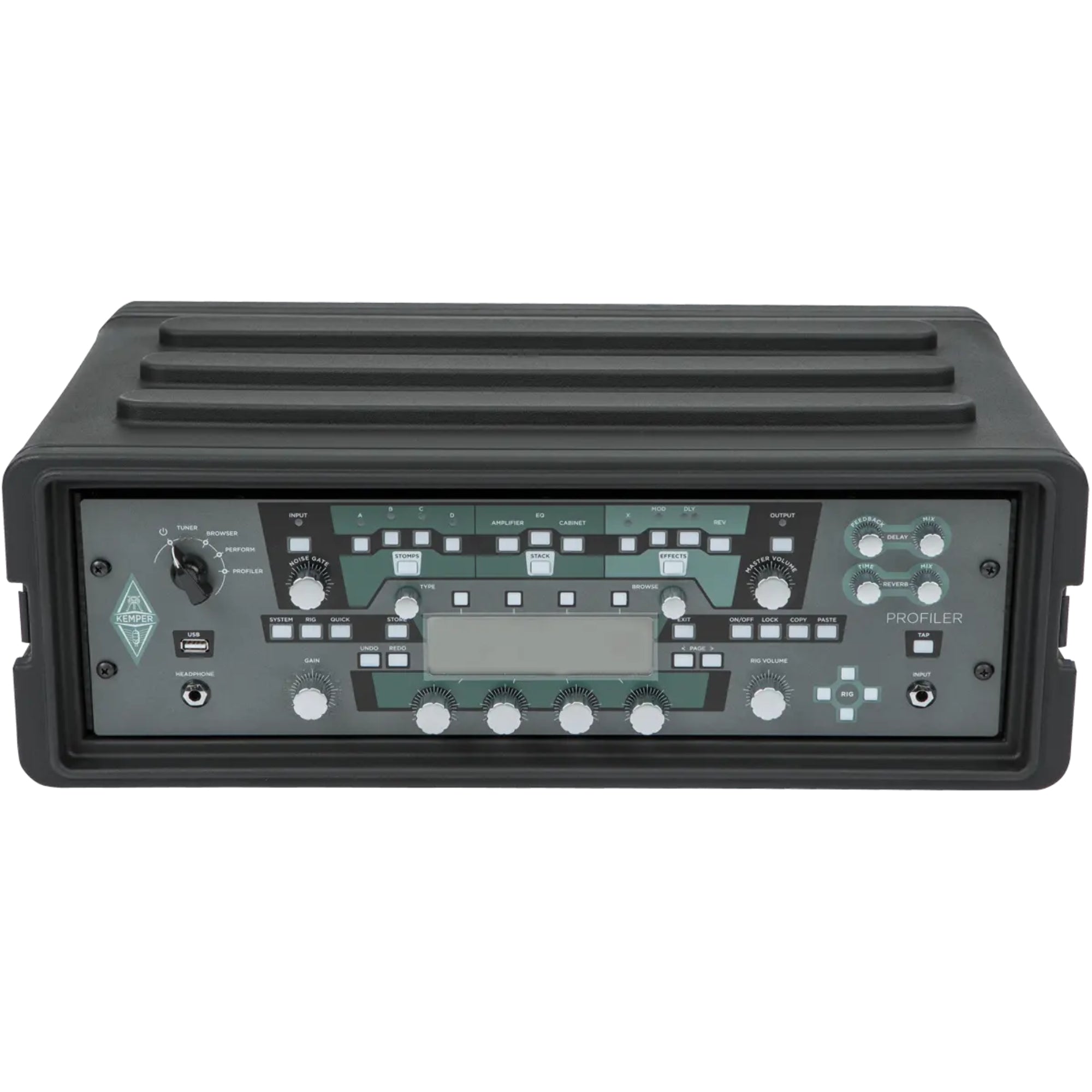 SKB 3U Shallow Roto Rack Case Gear Protector, Stackable, Waterproof, Black - VMInnovations