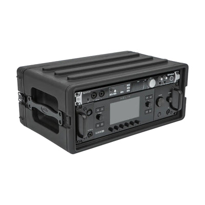 SKB 4U Shallow Roto Rack Case Gear Protector, Stackable, Waterproof, Black - VMInnovations
