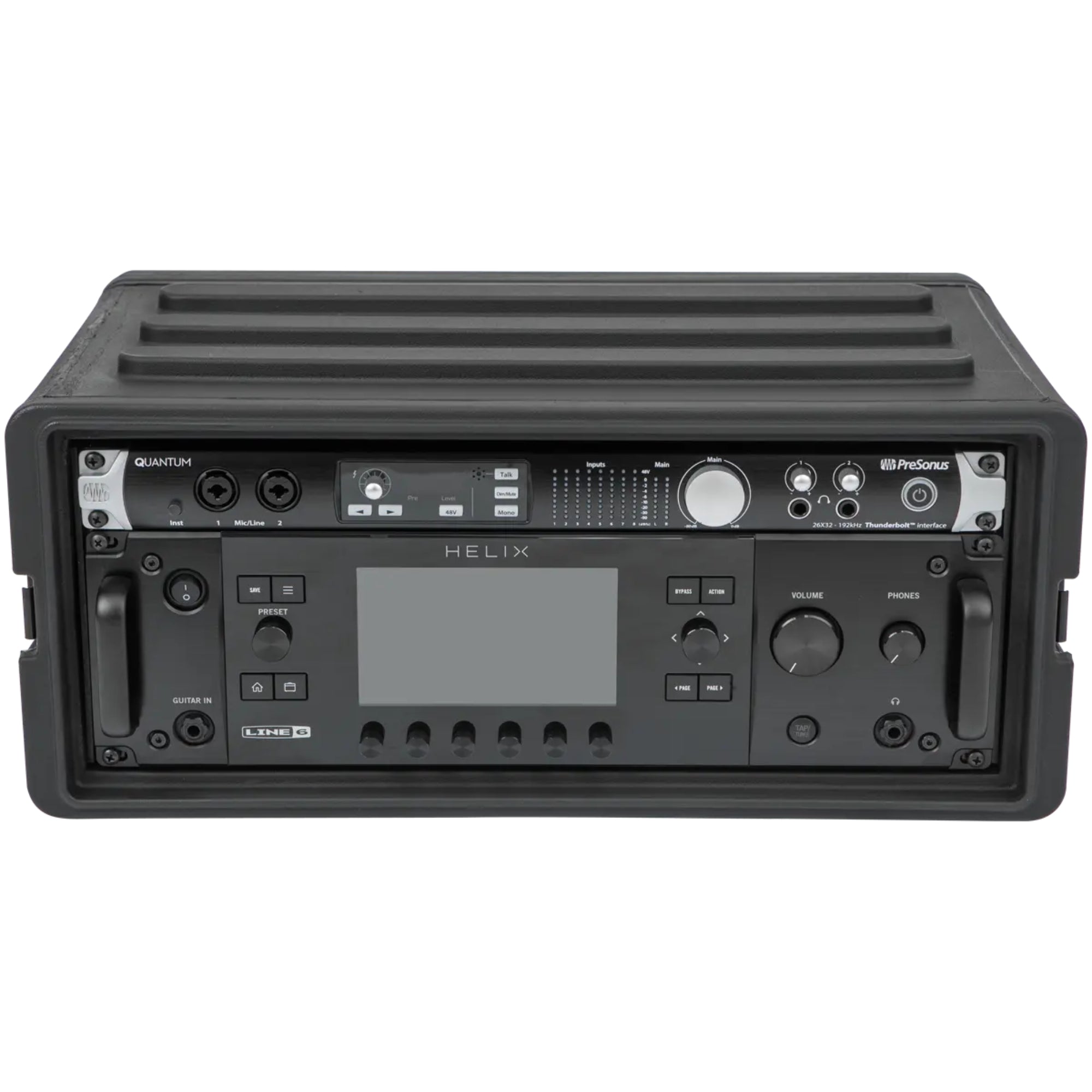 SKB 4U Shallow Roto Rack Case Gear Protector, Stackable, Waterproof, Black - VMInnovations