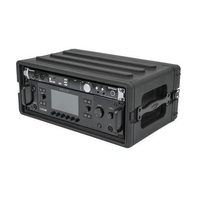SKB 4U Shallow Roto Rack Case Gear Protector, Stackable, Waterproof, Black - VMInnovations