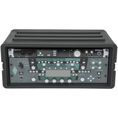 SKB 4U Shallow Roto Rack Case Gear Protector, Stackable, Waterproof, Black - VMInnovations
