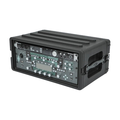 SKB 4U Shallow Roto Rack Case Gear Protector, Stackable, Waterproof, Black - VMInnovations
