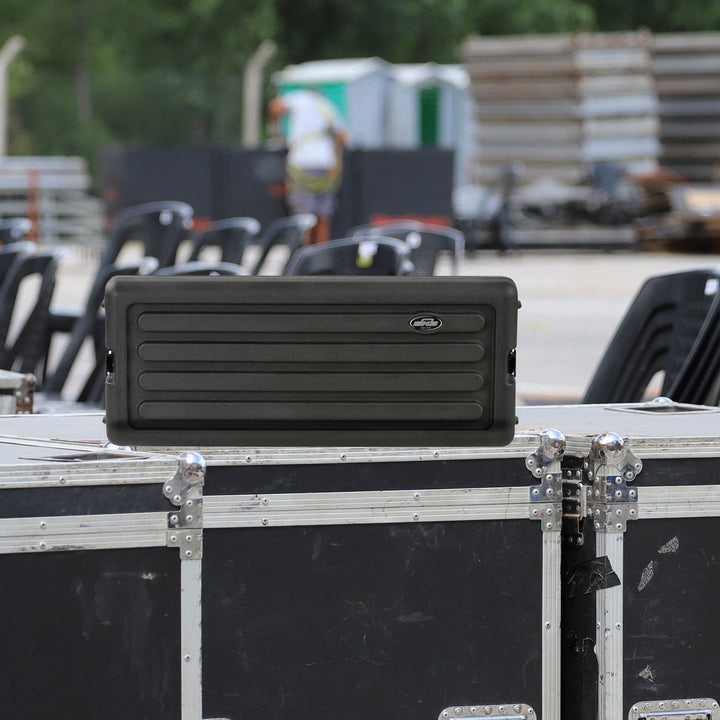 SKB 4U Shallow Roto Rack Case Gear Protector, Stackable, Waterproof (Open Box)