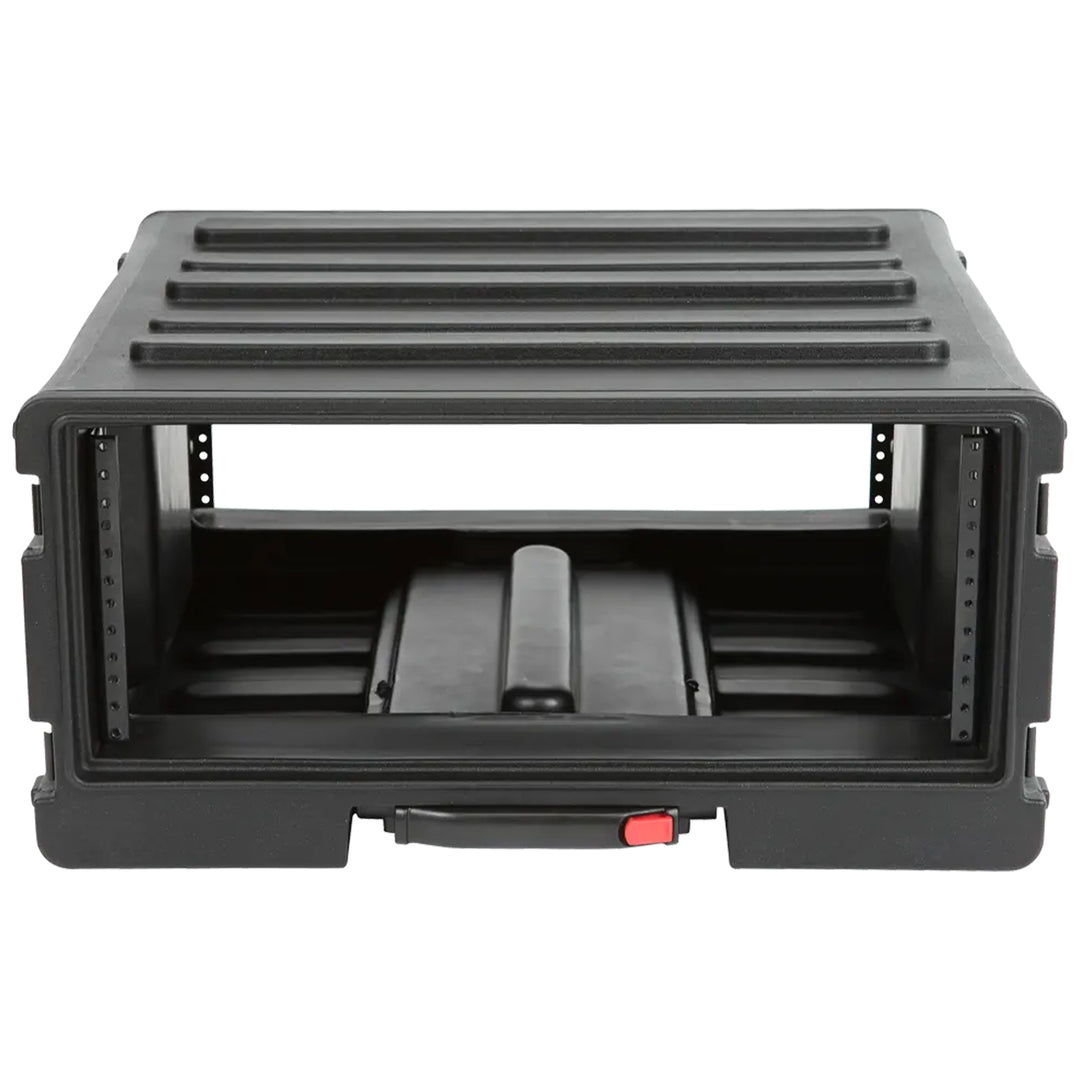SKB 4U rSeries Rolling Rack Integrated Back Wheels 1-Touch Pull Handle(Open Box)