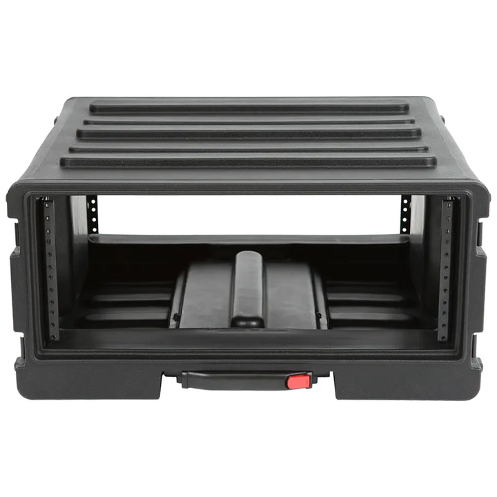 SKB 4U rSeries Rolling Rack Integrated Back Wheels 1-Touch Pull Handle(Open Box)