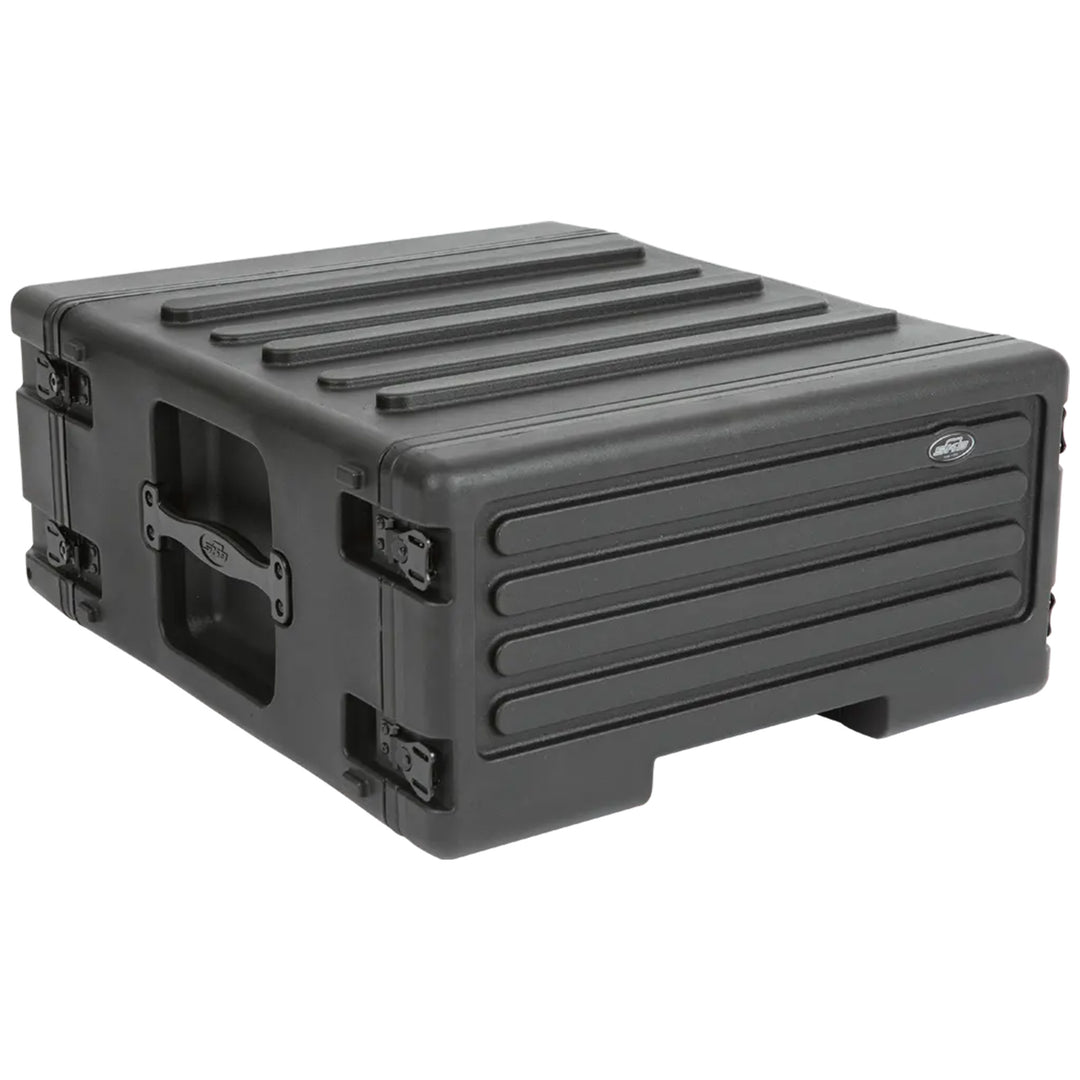 SKB 4U rSeries Rolling Rack Integrated Back Wheels 1-Touch Pull Handle(Open Box)