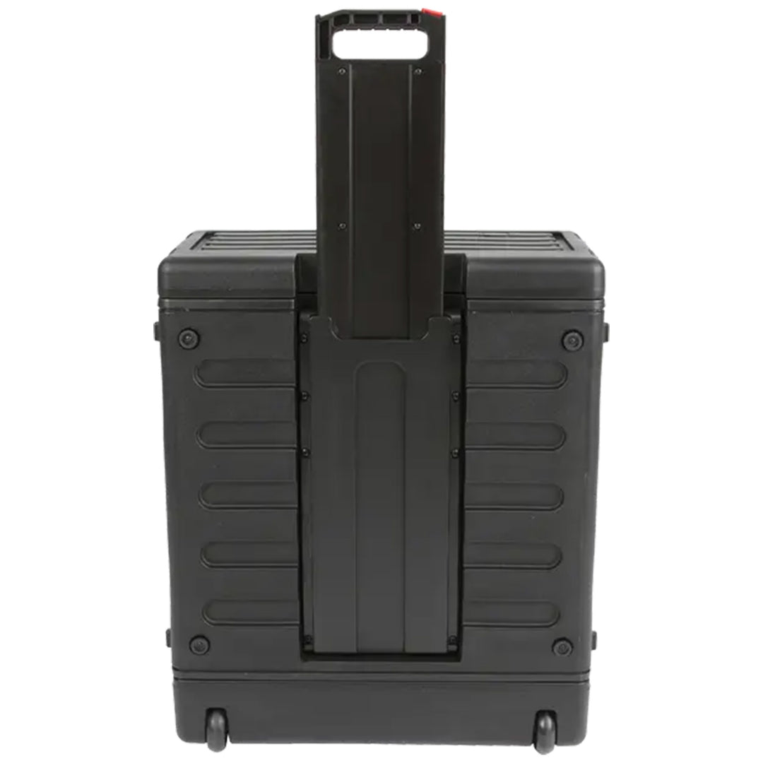 SKB 4U rSeries Rolling Rack Integrated Back Wheels 1-Touch Pull Handle(Open Box)