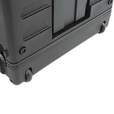 SKB 4U rSeries Rolling Rack Integrated Back Wheels 1-Touch Pull Handle(Open Box)