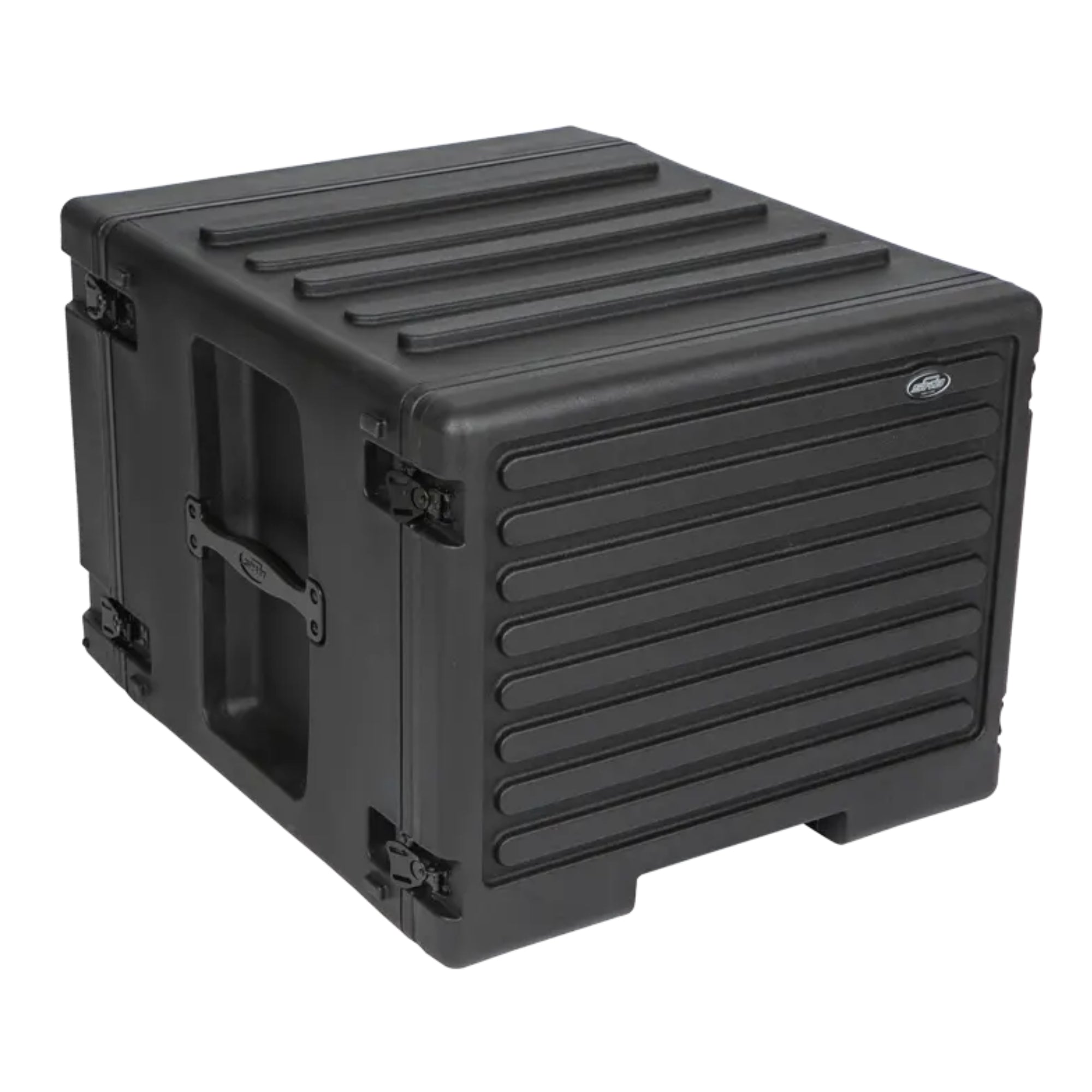SKB 8U rSeries Rolling Rack with Integrated Back Wheels Pull Handle (Open Box)