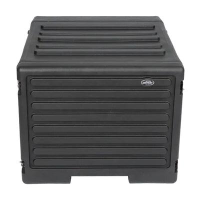 SKB 8U rSeries Rolling Rack with Integrated Back Wheels Pull Handle (Open Box)