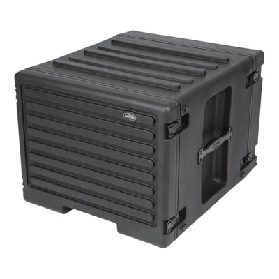 SKB 8U rSeries Rolling Rack with Integrated Back Wheels Pull Handle (Open Box)