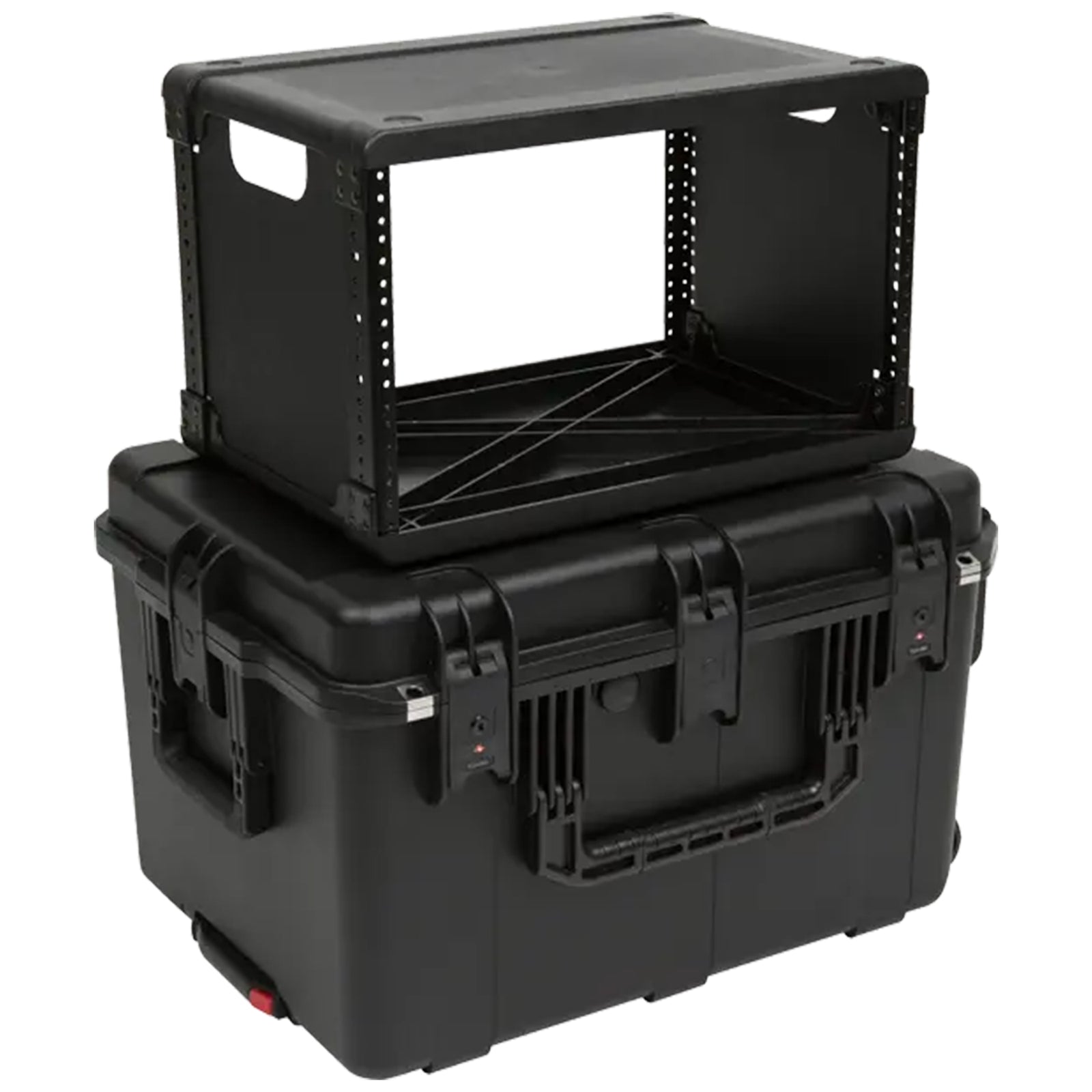SKB 6U iSeries 13" Injection Molded Fly Rack with Built-In Wheels and Handle - VMInnovations