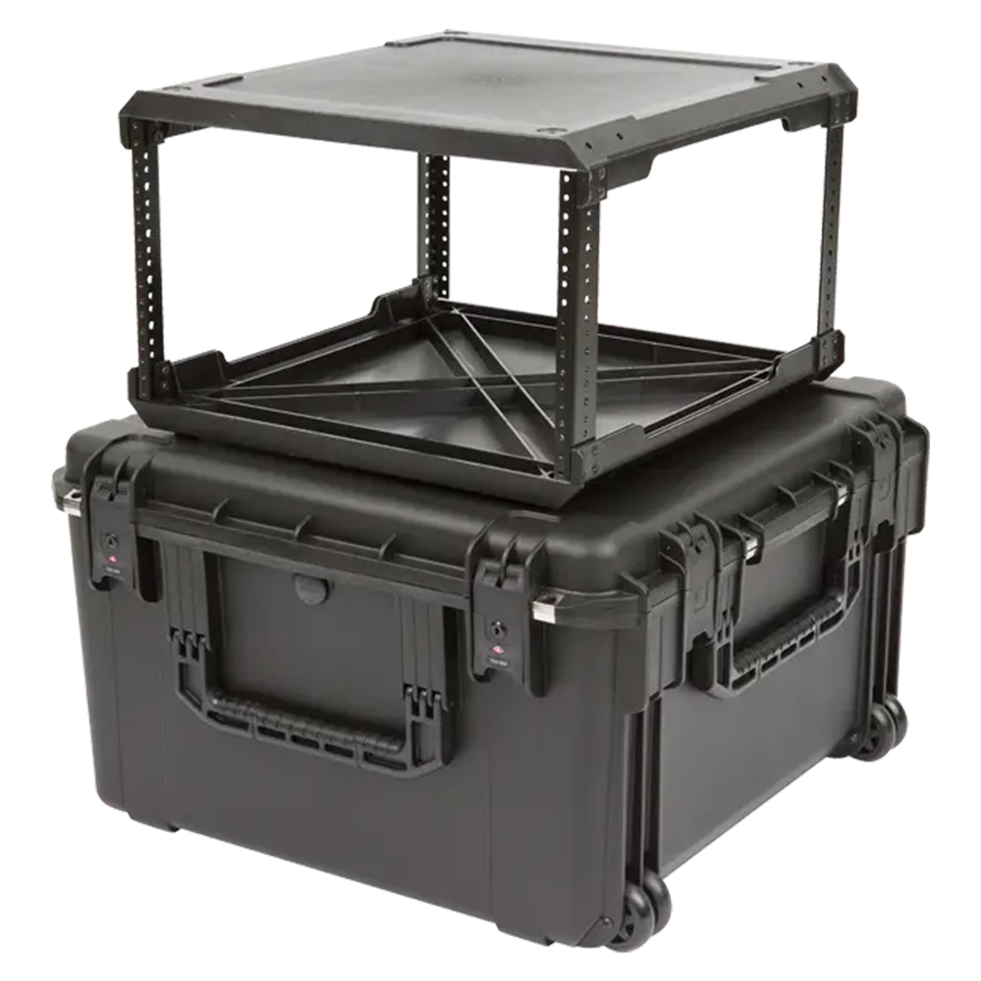 SKB iSeries 6U Fly Rack, Waterproof Polypropylene Hard Case for Storage, 20 Inch - VMInnovations