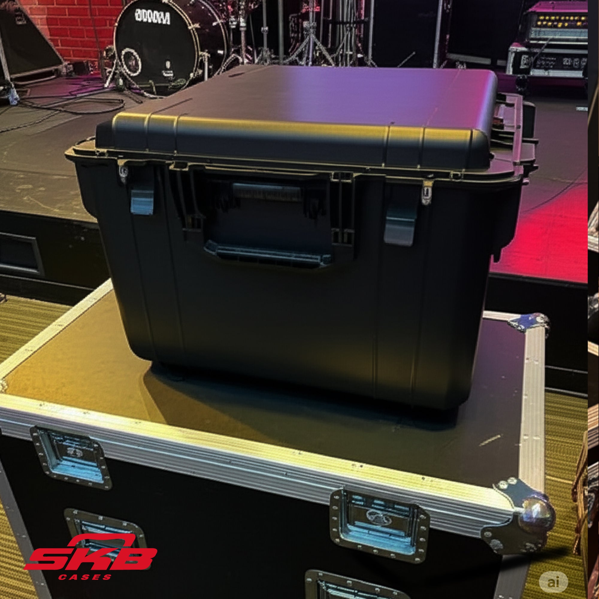 SKB iSeries 6U Fly Rack, Waterproof Polypropylene Hard Case for Storage, 20 Inch - VMInnovations