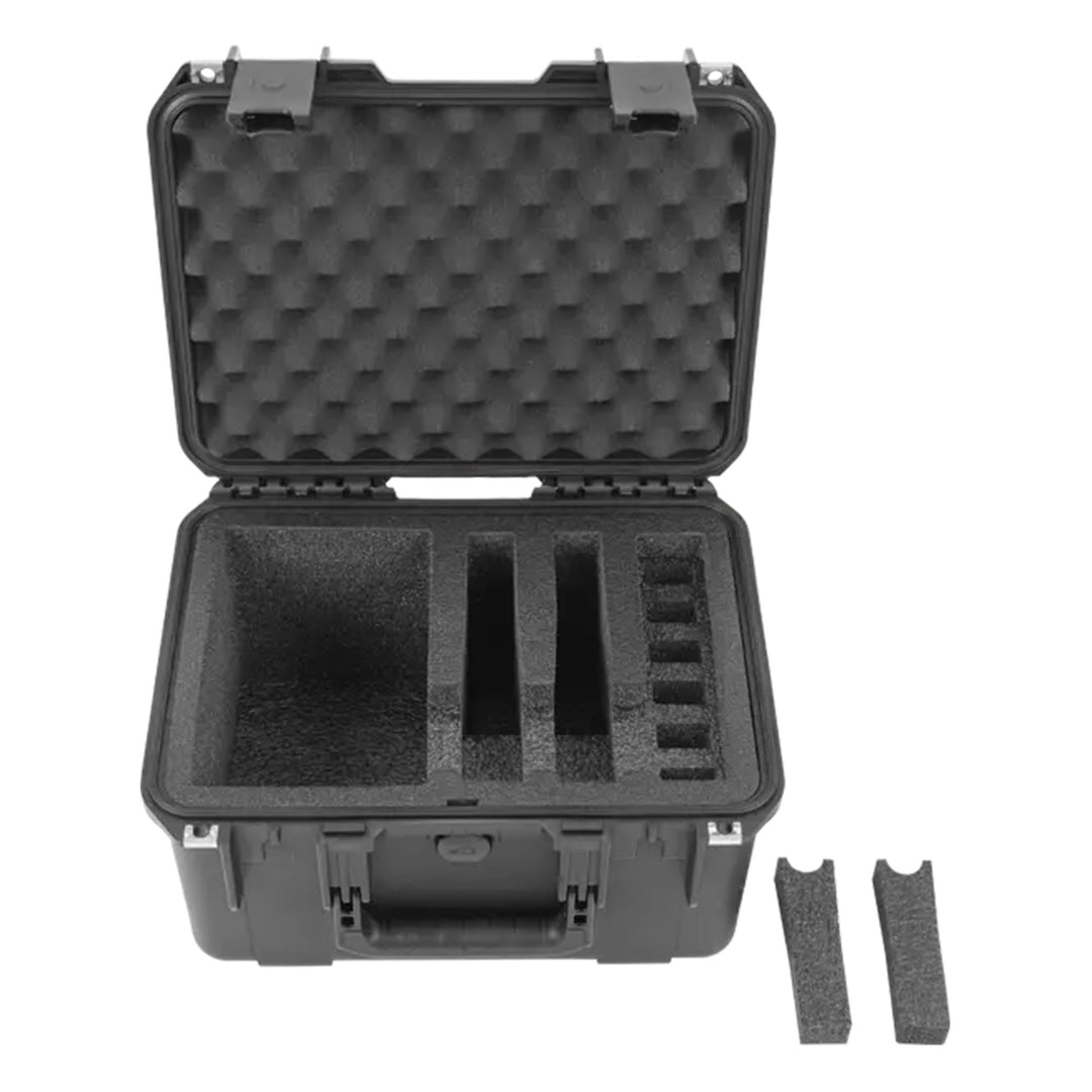 SKB Multi Hand Gun Case, 2 Gun Capacity, Custom Foam Interior, Waterproof, Black