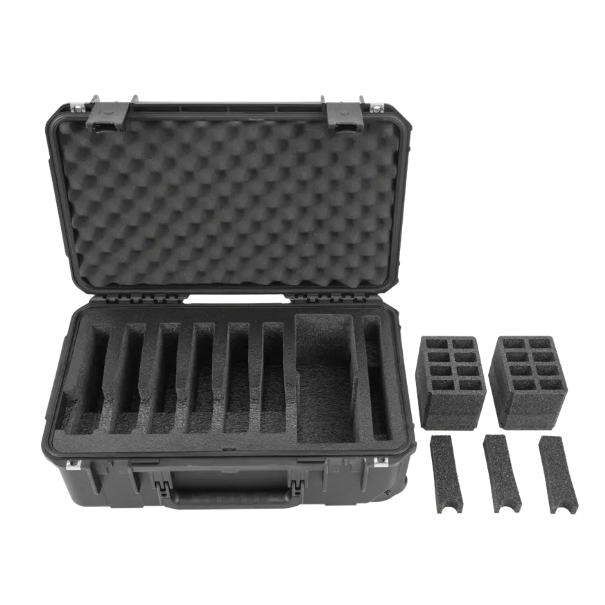 SKB Multi Hand Gun Case, 6 Gun Capacity, Custom Foam Interior, Waterproof, Black (Open Box)