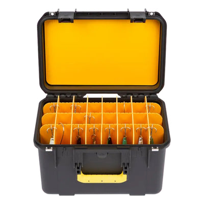 SKB iSeries Deep Lure Case 32 Adjustable Compartment Secure Fishing Box, 1610-10 - VMInnovations