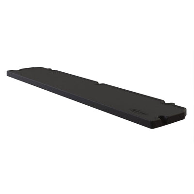 Suncast Horizontal Shed Shelf Kit Space Saving Wall Mount Outdoor Storage, Black