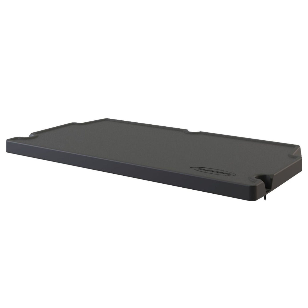 Suncast Vertical Shed Shelf Kit Space Saving Wall Mount Outdoor Storage, Black