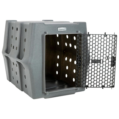 Dakota 283 Rough & Tough Economy Pet Kennel, Intermediate, Granite (Open Box) - VMInnovations