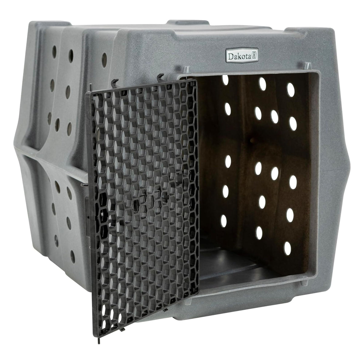 Dakota 283 Rough & Tough Economy Pet Kennel, Intermediate, Granite (Open Box) - VMInnovations