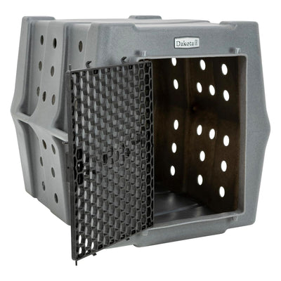 Dakota 283 Rough & Tough Economy Pet Kennel, Intermediate, Granite (Open Box) - VMInnovations