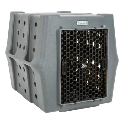 Dakota 283 Rough & Tough Economy Pet Kennel, Intermediate, Granite (Open Box) - VMInnovations