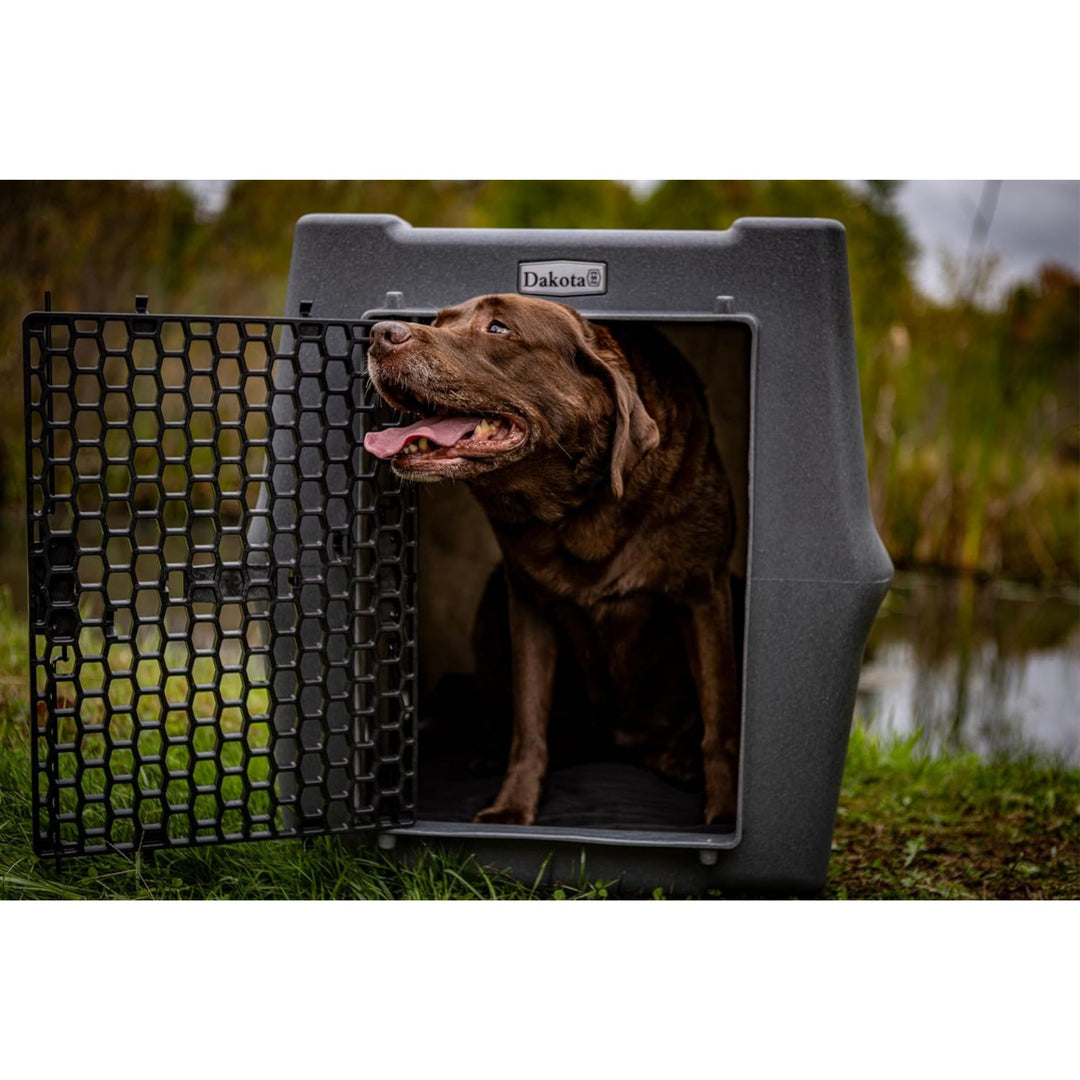 Dakota 283 Canine Rough and Tough Economy Pet Kennel, Intermediate, Olive