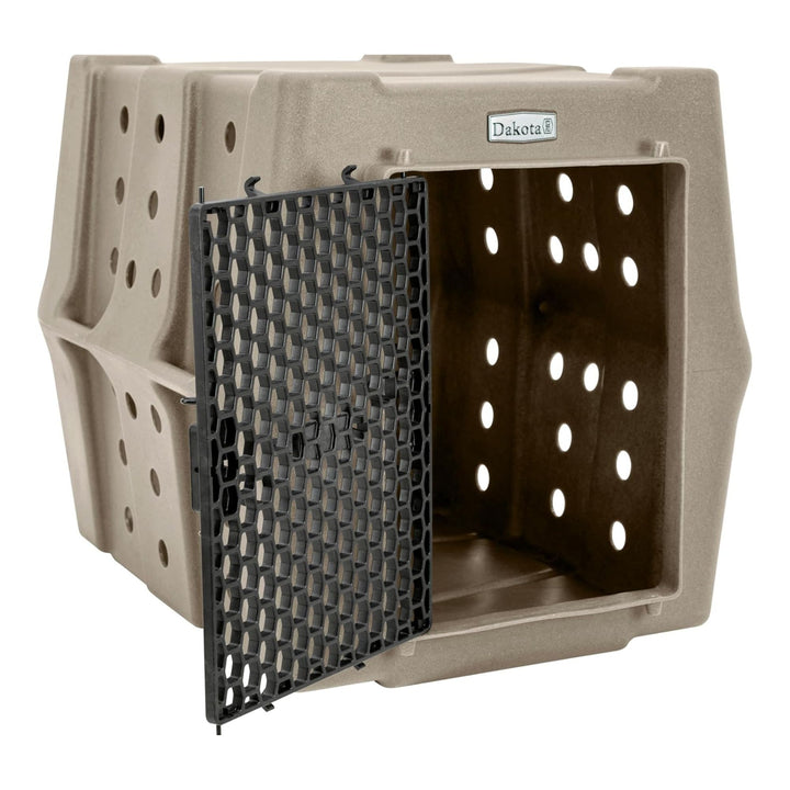 Dakota 283 Canine Rough and Tough Economy Pet Kennel, Intermediate, Sandstone