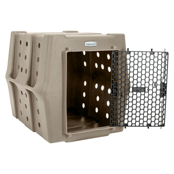 Dakota 283 Canine Rough and Tough Economy Pet Kennel, Intermediate, Sandstone