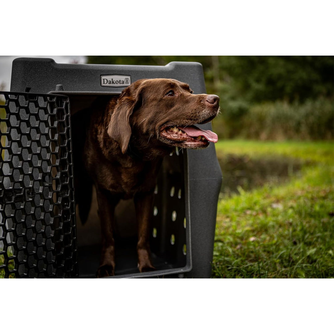 Dakota 283 Canine Rough and Tough Economy Pet Kennel, Intermediate, Sandstone