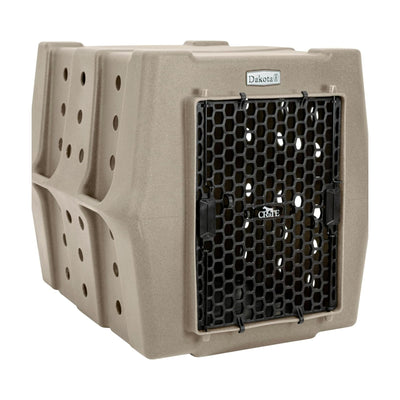 Dakota 283 Canine Rough and Tough Economy Pet Kennel, Intermediate, Sandstone - VMInnovations