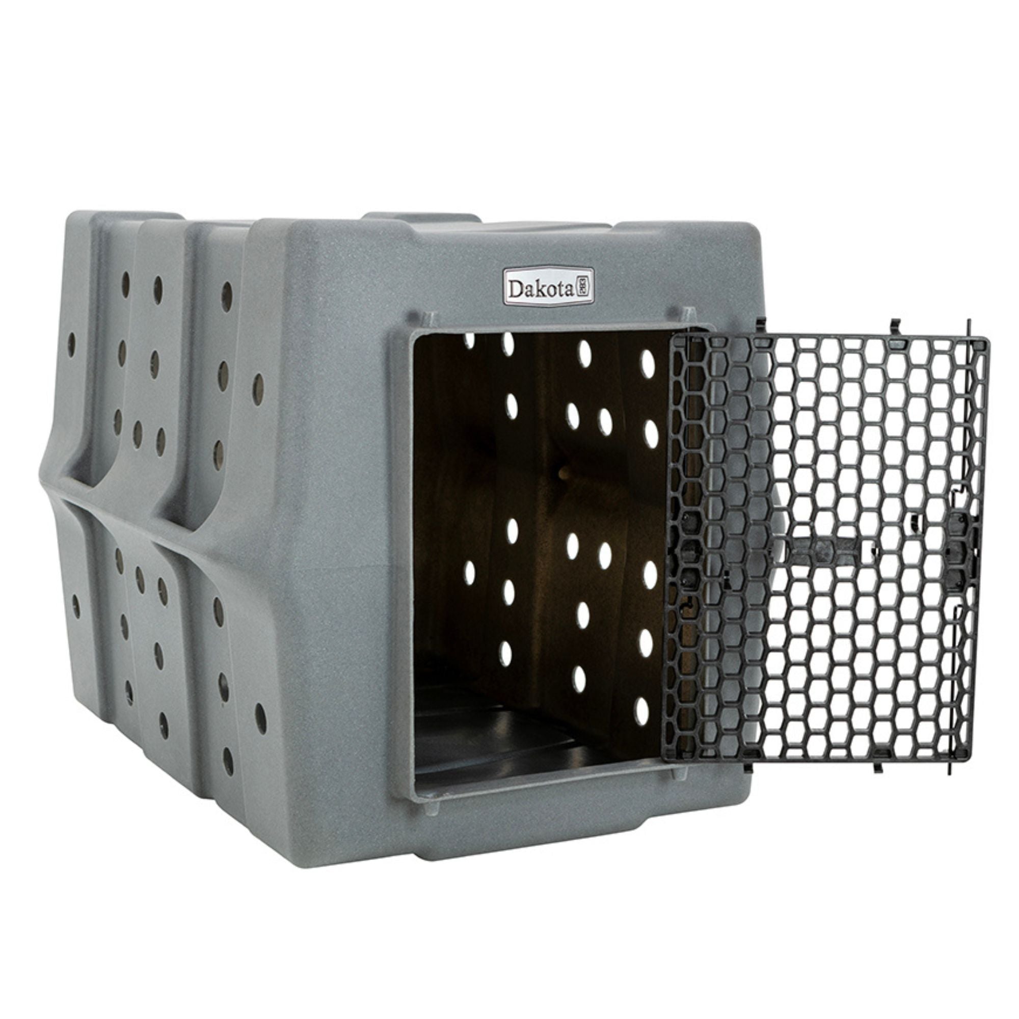 Dakota 283 Canine Rough and Tough Economy Pet Kennel, Large, Dark Granite (Used)