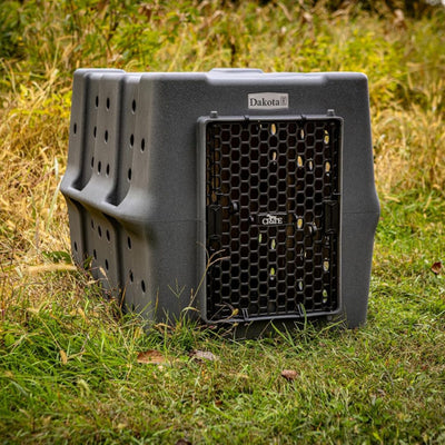 Dakota 283 Canine Rough and Tough Economy Pet Kennel, Large, Dark Granite (Used)